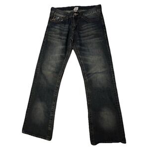 Men's VTG True Religion Bobby Big T Jeans Size 36x33 Y2K Denim Boot